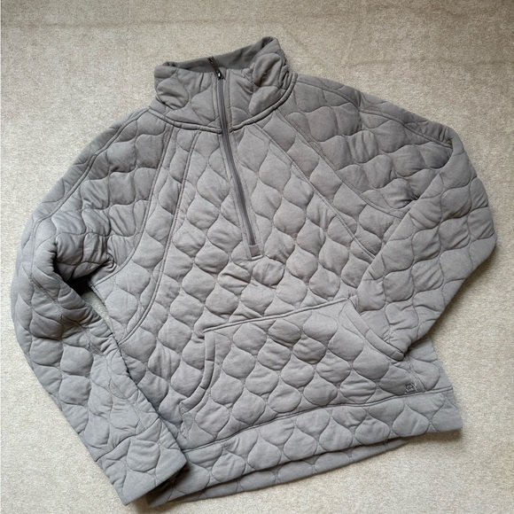 Avalanche Tops - Quilted Half Zip Pullover | Cozy Lightweight Jacket